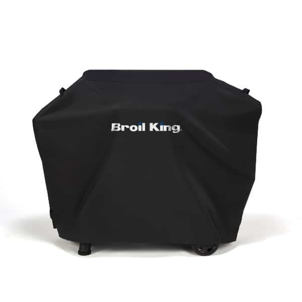 Broil King Select Grill Cover - Crown Pellet 500 front on angle