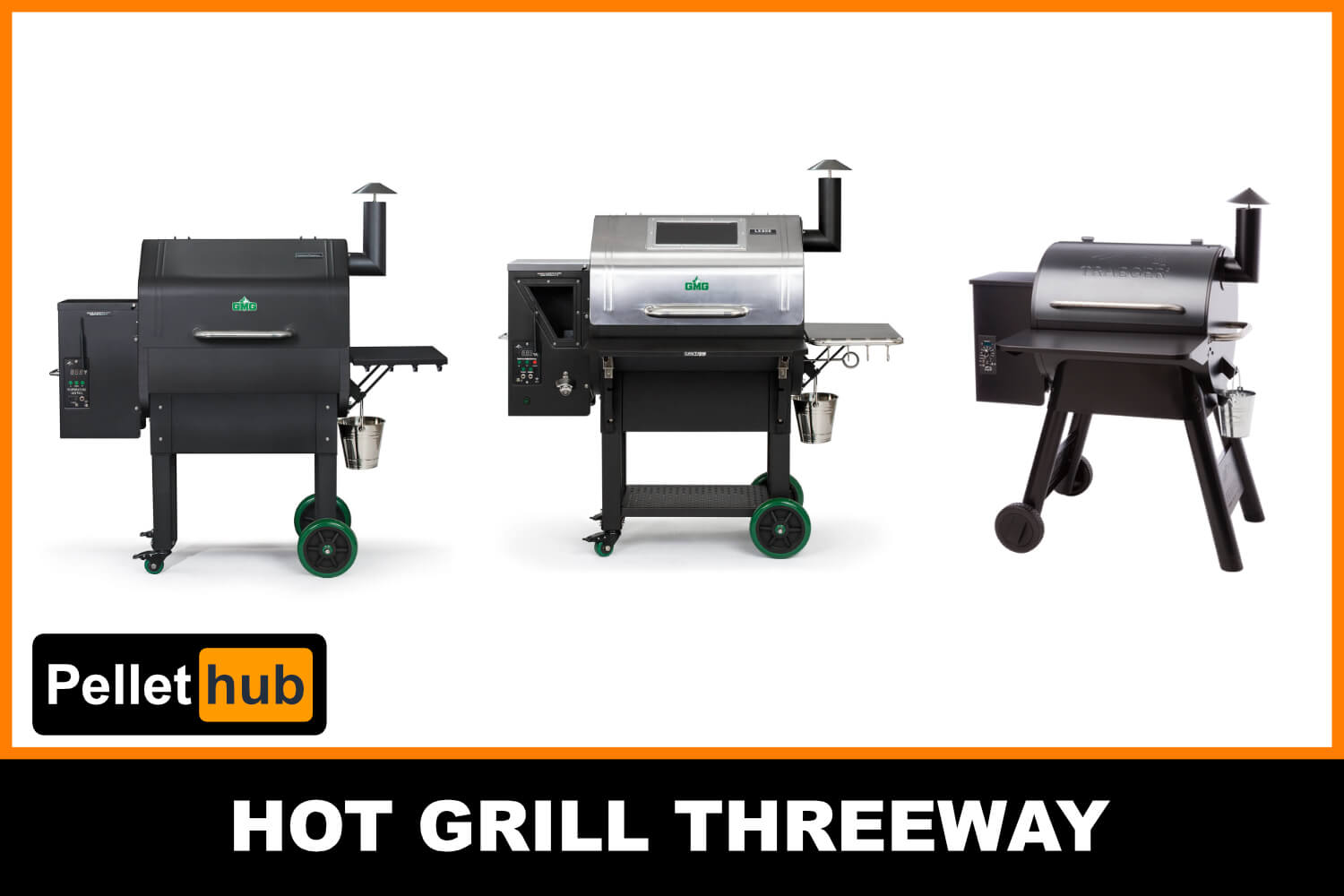 Caption says "Hot Grill Threeway"