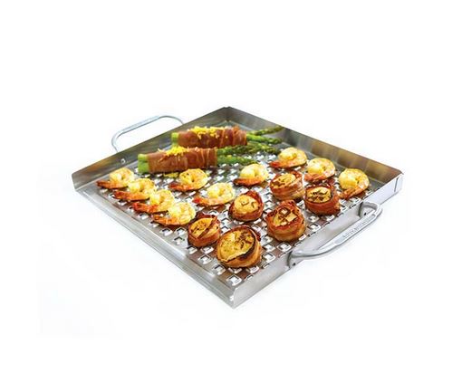 Broil King Flat Topper with cooked food