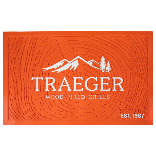 Traeger Floor Mat in orange