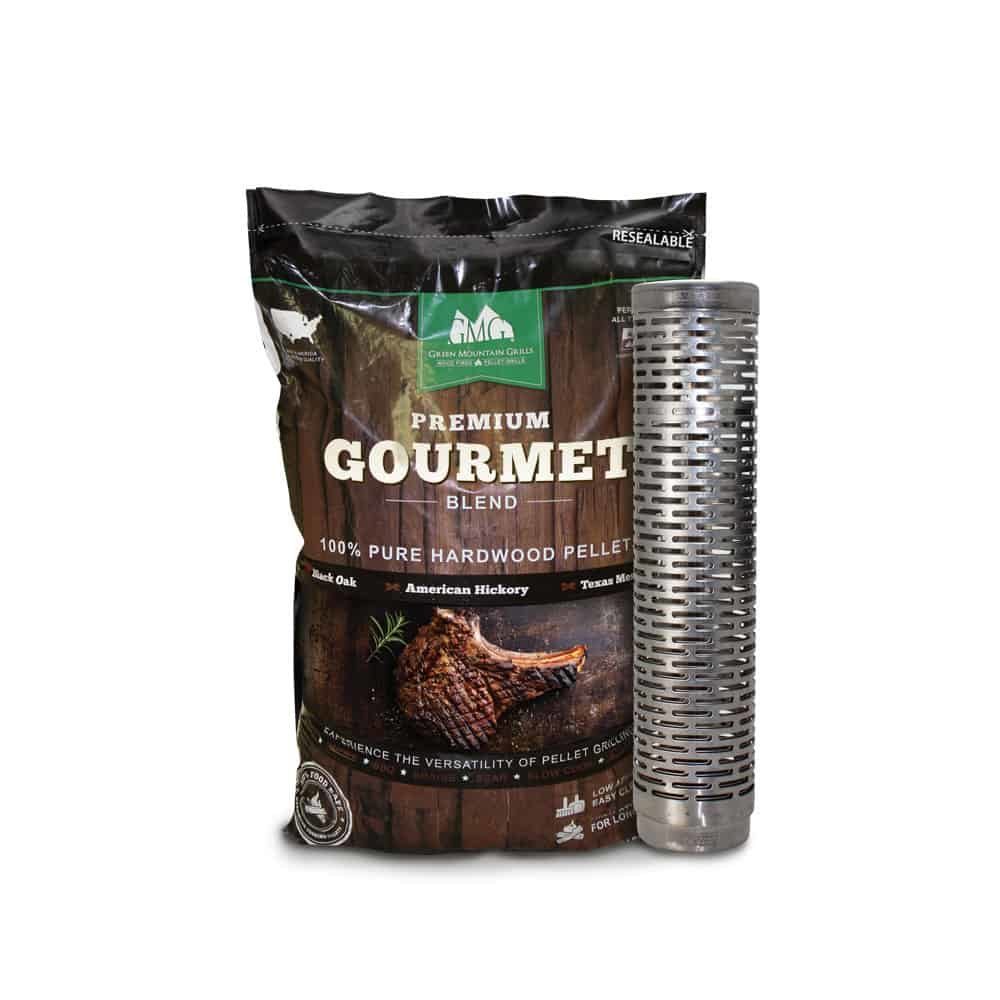 GMG Smoke Tube Combo Pack with Gourmet Blend Pellets