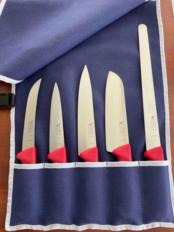 victory knives wrap - 5 pocket with knives