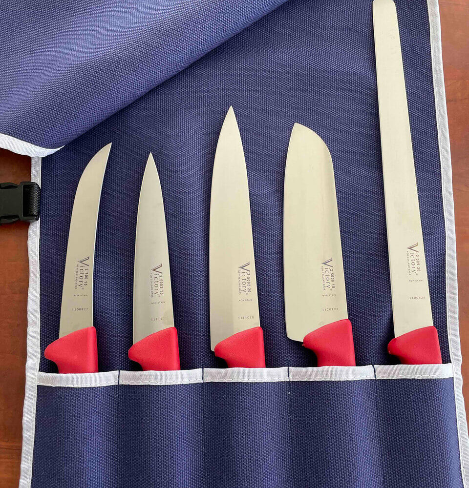 victory knives wrap - 5 pocket with knives