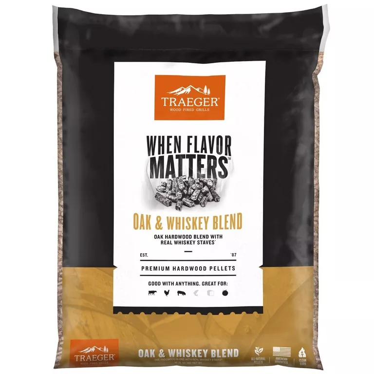Traeger Oak & Whiskey blend Pellets